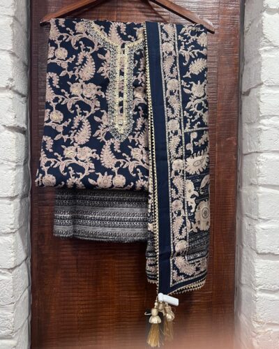 Creap printed (Black, white) Suite