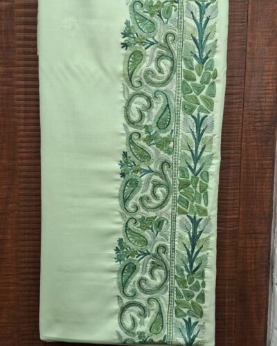 Spun kashmir embroidered suits