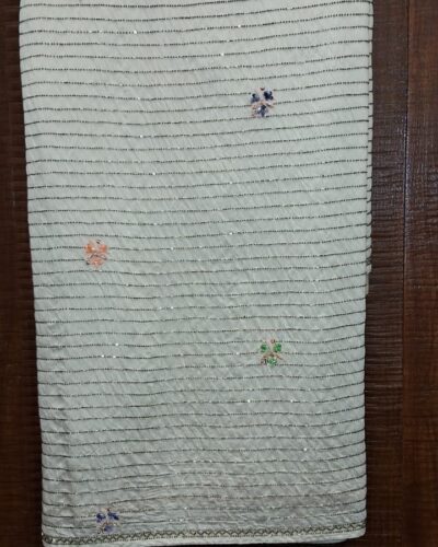 Chanderi Fabric with Hand Work