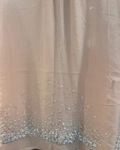 Georgette sequence saree